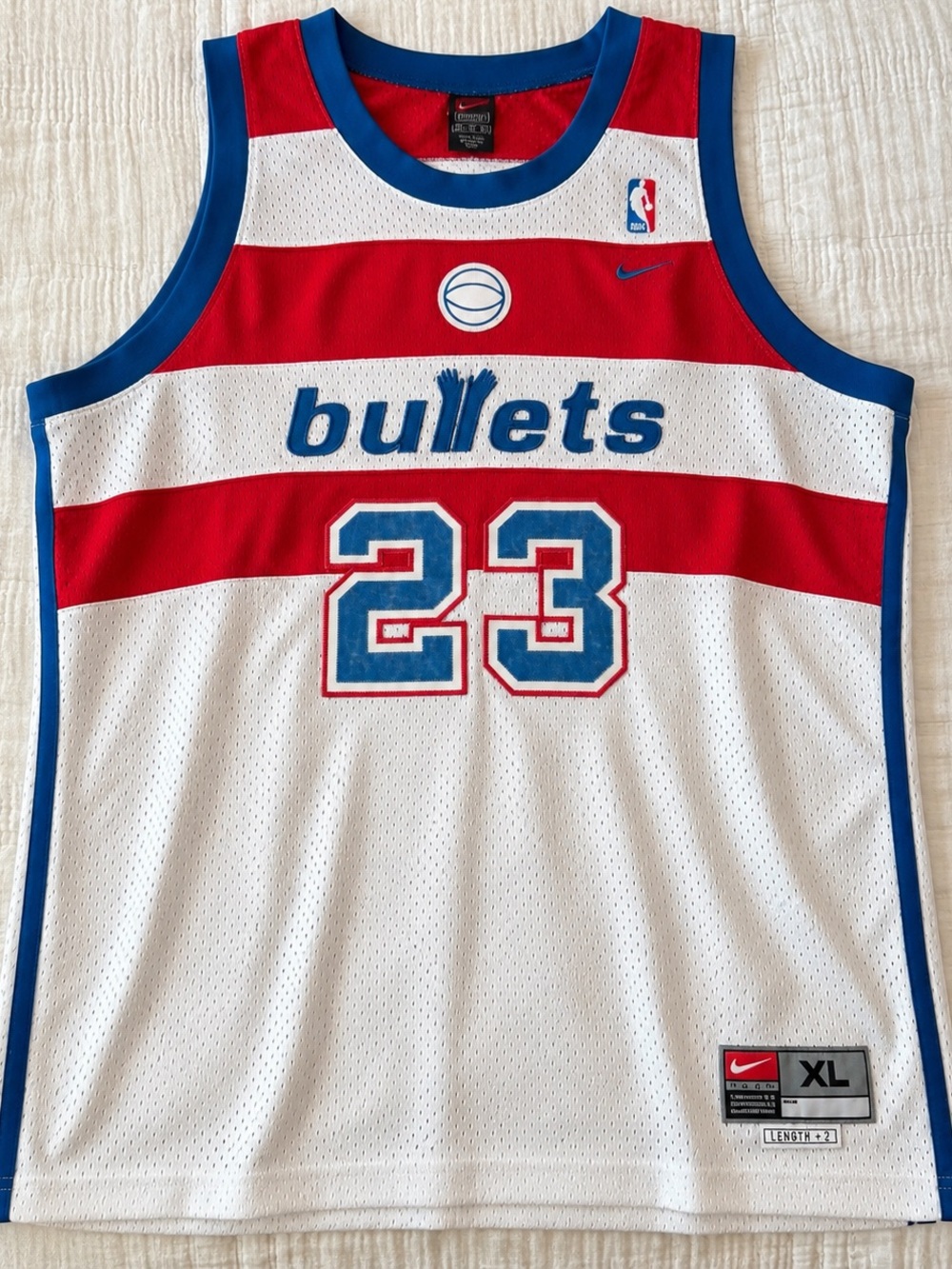 Vintage Nike Michael Jordan #23 Washington Bullets Jersey XL +2